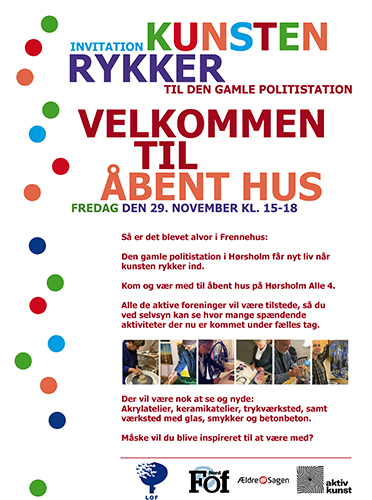 Politiet er rykket ud – Nu rykker kunsten ind