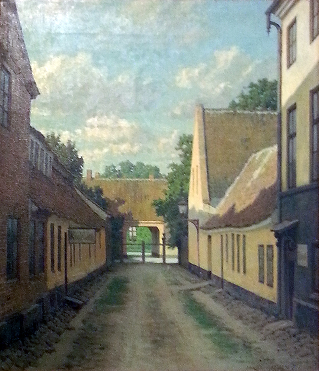 Posen og kroen for enden af Byskriverstræde