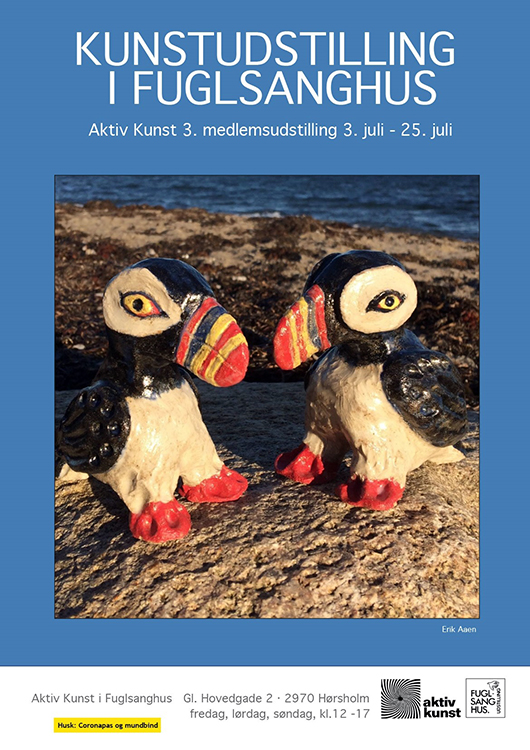 Aktiv Kunst indbyder til deres 3. medlemsudstilling