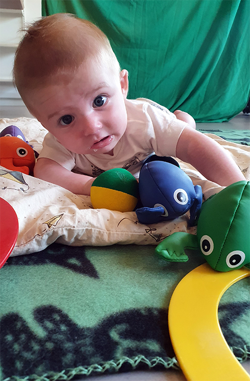 Babymotorik på Hørsholm Bibliotek torsdag d. 23. februar kl. 10.00-11.00